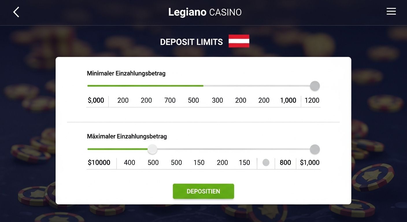 Einzahlungslimits casino deposit